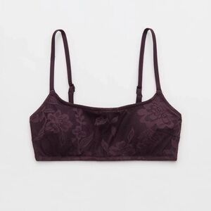 Aerie American eagle The Dipper bikini top brown lace 
Brand NWT never worn